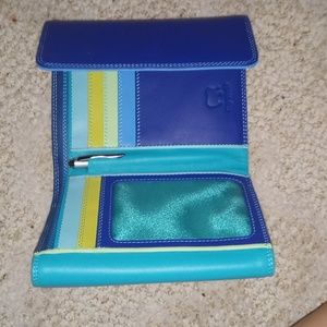 Blue mywalit leather